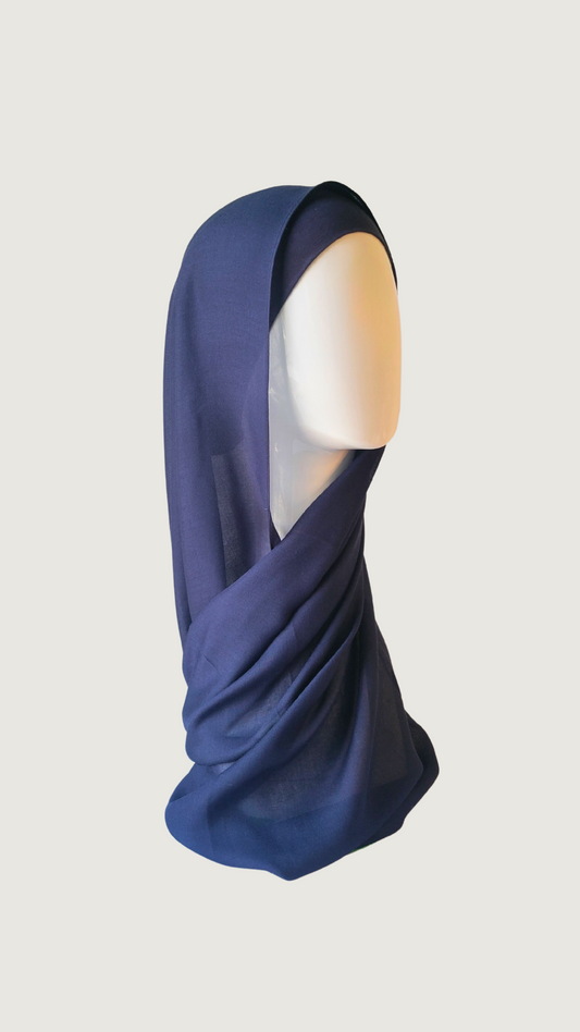 Premium Modal Hijab - Deep Royal