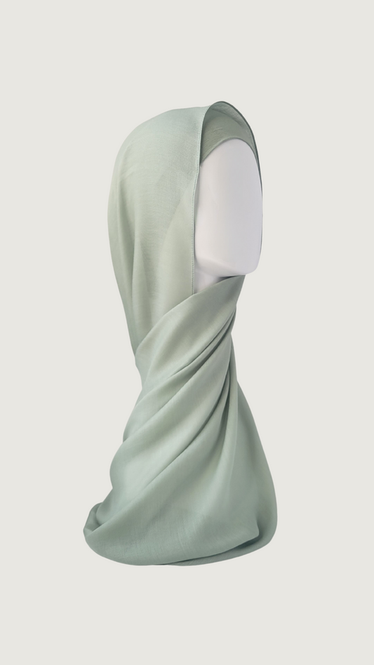 Premium Modal Hijab - Green Mist