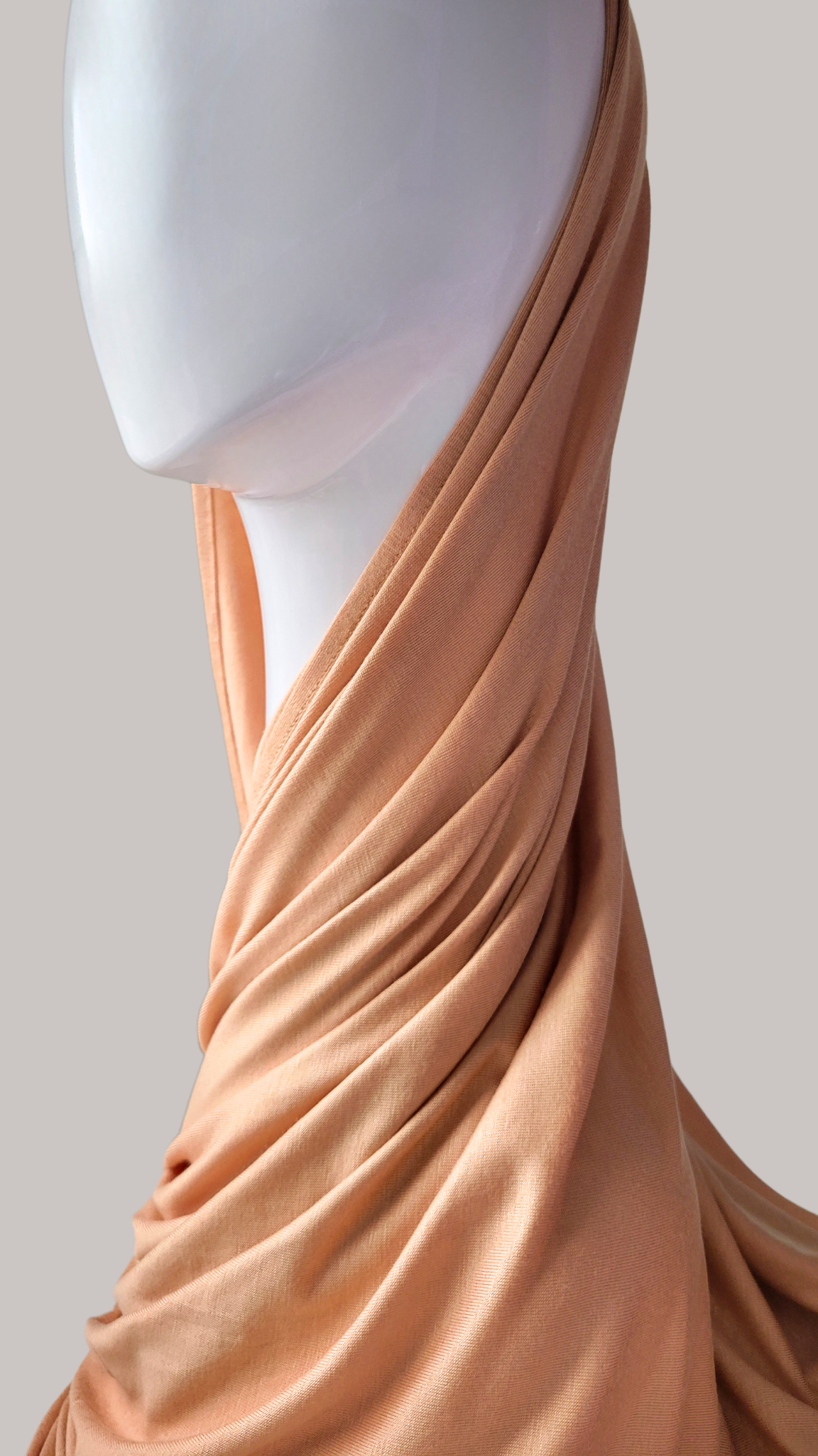 Premium Jersey Hijab - Pink Sand
