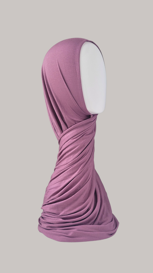 Premium Jersey Hijab - Purple Jasper