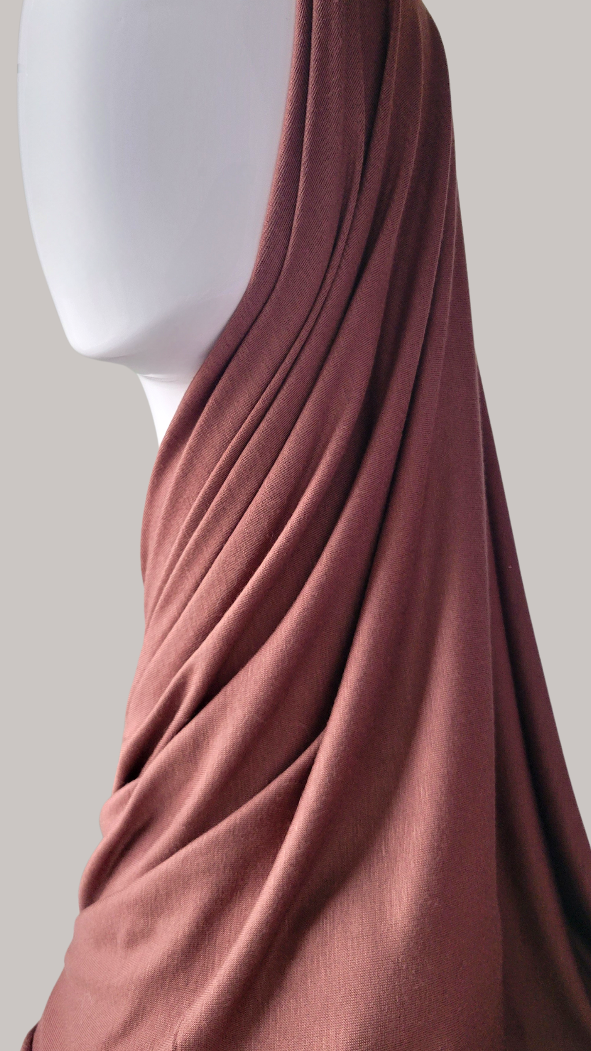 Premium Jersey Hijab - Velvet Brown