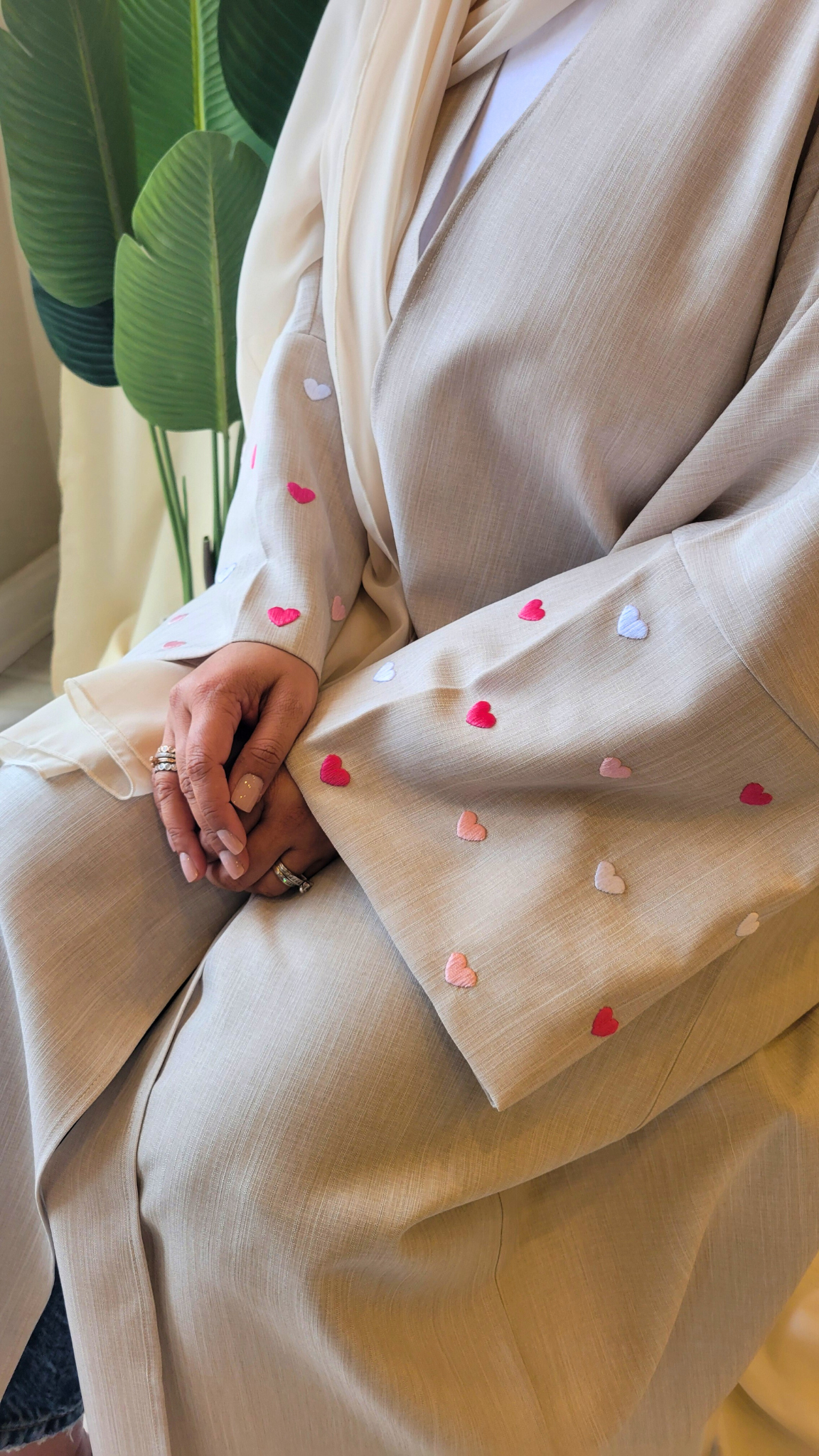 HUBB Linen Abaya Set - Ya Rouhi