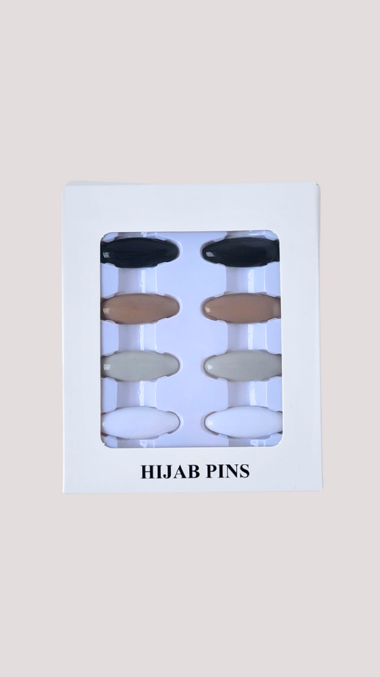 Hijab Pins - Assorted - Set of 8 (FINAL SALE)
