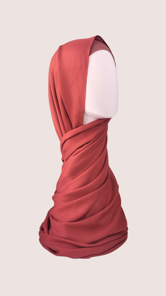 Luxury Maxi Modal Hijab - Cinnamon