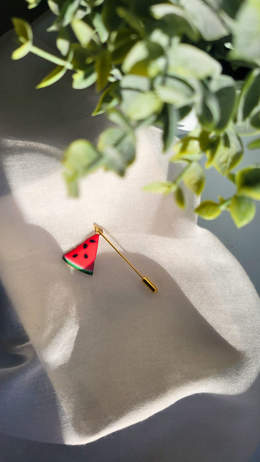 Watermelon Charm for Palestine - Gold
