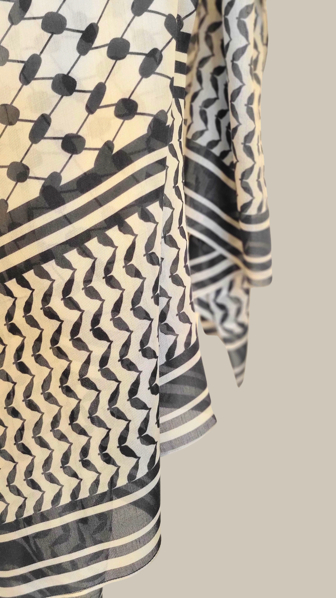 Luxury Modal Hijab - Keffiyeh Print