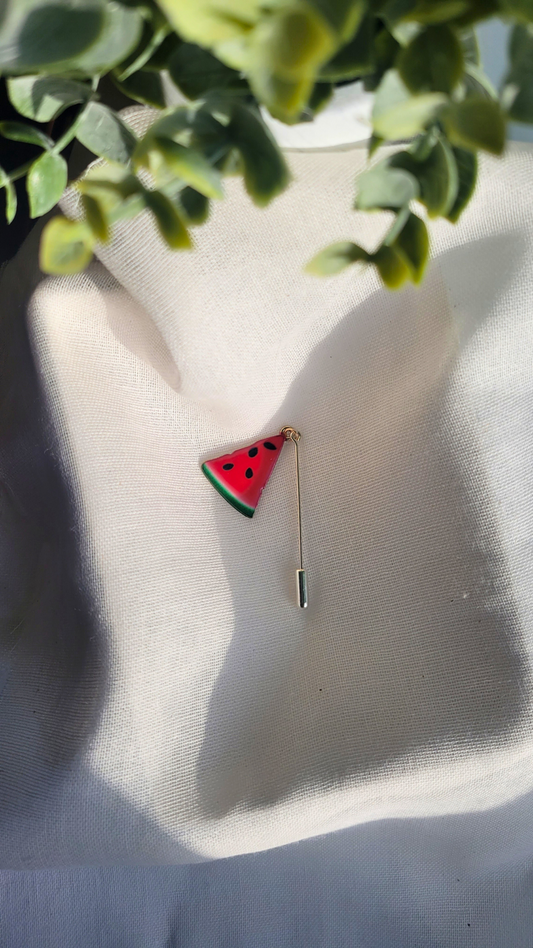 Watermelon Charm for Palestine - Silver