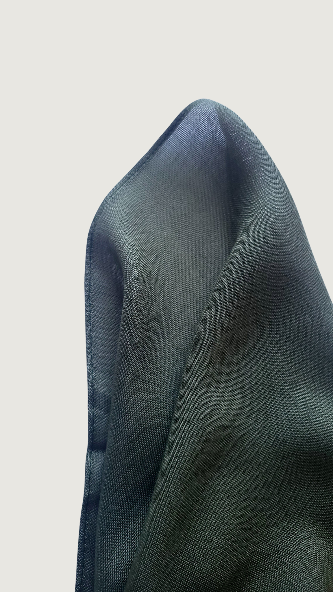 Modal Matching Hijab Set khaki green cotton undercap